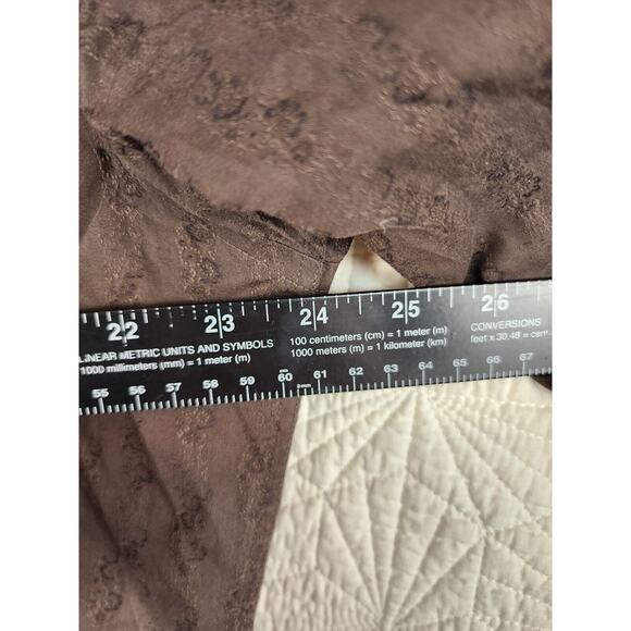 Zagiri Mens Brown Button-up Western Cowboy Yellowstone Shirt Size Large 24"X29" - Picture 7 of 9